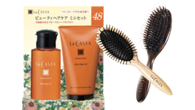 髪が伸び、LA CASTAでヘアケア